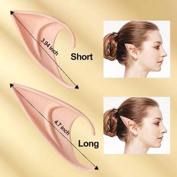 Exquisite Elf Ears for Magical Transformations - Medium & Long Style