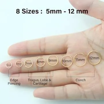 Stylish Small Gold Hoop Earrings for Daily Wear