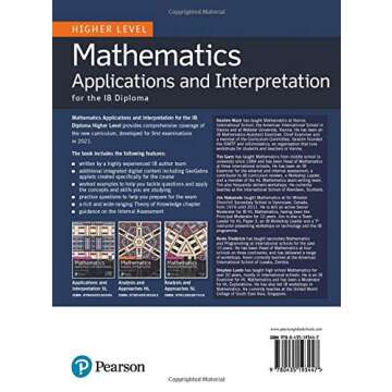 Mathematics Applications and Interpretation for the IB Diploma Higher Level (Pearson International B...