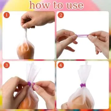 30 Pcs Reusable Silicone Pastry Bag Ties for Bakers