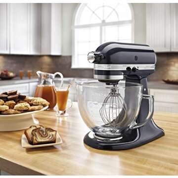 KitchenAid KSM155GBSR Stand Mixer in Blueberry - 5 Quart