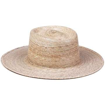 Lack of Color Women's Palma Boater (Natural, Large/X-Large)