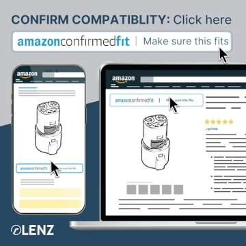 LENZ J1772 Charging Adapter for Tesla Model 3, Y, S, X, and Cybertruck, Safety Certified, 80A/240V, ...