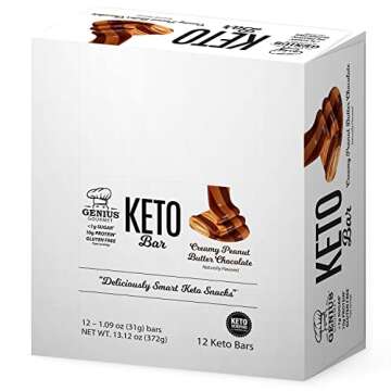 Genius Gourmet Gluten Free Keto Protein Bars Deliciously Healthy