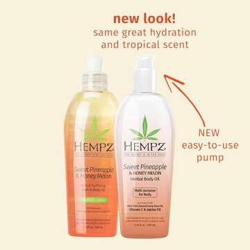 Best HEMPZ Pineapple & Honey Melon Body Oil Online