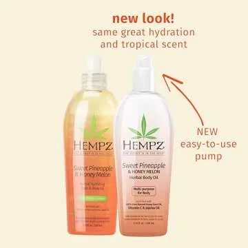 Best HEMPZ Pineapple & Honey Melon Body Oil Online