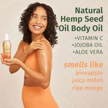 Best HEMPZ Pineapple & Honey Melon Body Oil Online