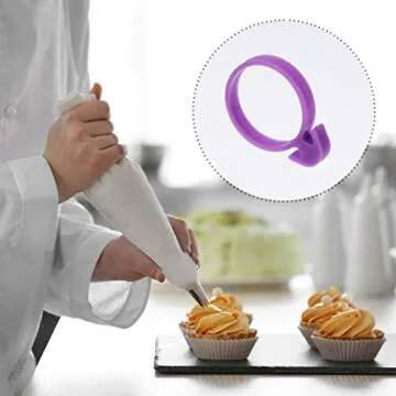 24 Icing Bag Ties for Cupcake and Cookie Decorating