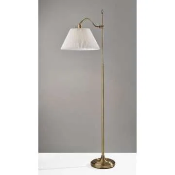 Floor Lamp Brass Mid-Century Modern Transitional