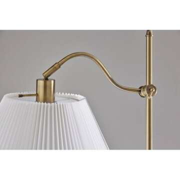 Floor Lamp Brass Mid-Century Modern Transitional