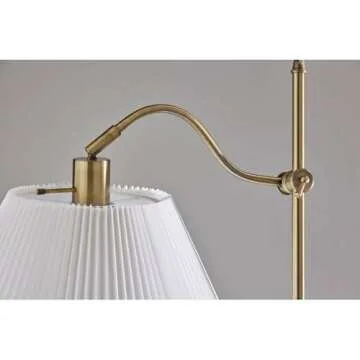 Floor Lamp Brass Mid-Century Modern Transitional