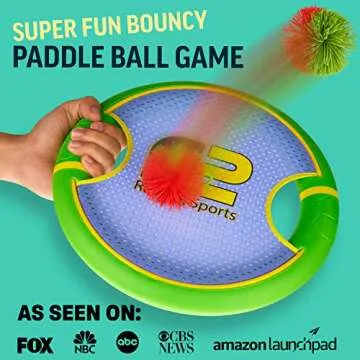 Kids Bouncy Paddles & Flying Disc Game: Easter Gifts for Boys & Gift Ideas for Kids 2025 - Sports Gi...