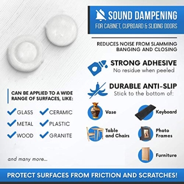 Clear Rubber Feet Bumpers – 300 Piece Self Adhesive Set for Home Use