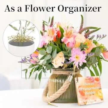 Elegant Flower Arrangement Holder for Weddings and Events