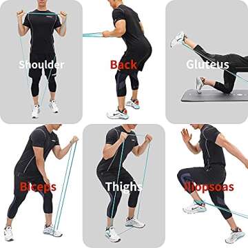 PROIRON Pull Up Assist Bands - Stretch Resistance Mobility Band - Powerlifting Exercise Bands - Add Resistance for Stretching, Assisted Pull Ups, Yoga, Home Gym Workout (Single or Set) 208cm