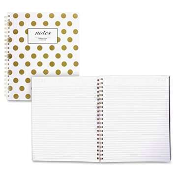 Stylish Cambridge Gold Dots Hardcover Notebook for All