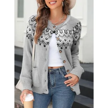 Warm and Stylish Dokotoo Fashion Cardigan for Women 2024