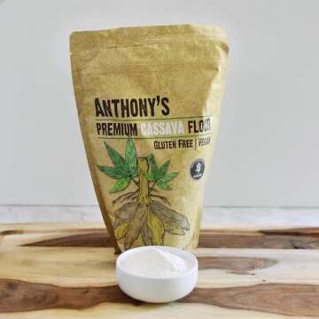 Anthony's Gluten-Free Cassava Flour, 2lbs - Vegan & Non-GMO