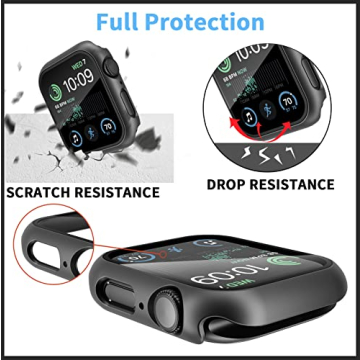 Apple Watch Case 2 Pack with Tempered Glass Protection