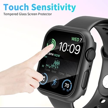 Apple Watch Case 2 Pack with Tempered Glass Protection