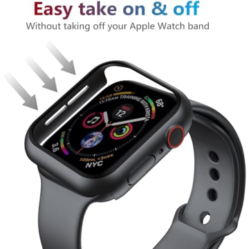 Apple Watch Case 2 Pack with Tempered Glass Protection