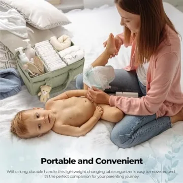 PeraBella Baby Diaper Caddy - Stylish Organizer for Parents