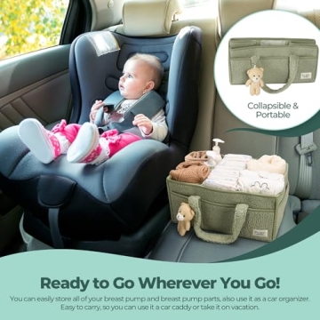 PeraBella Baby Diaper Caddy - Stylish Organizer for Parents