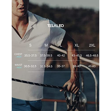 TELALEO 5 Pack Men's Quick Dry Polo Shirts
