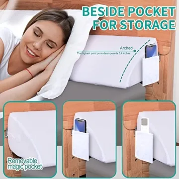 Moavica Bed Wedge Pillow King Size Comfort Enhancer