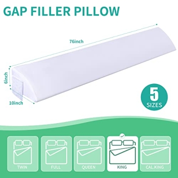 Moavica Bed Wedge Pillow King Size Comfort Enhancer