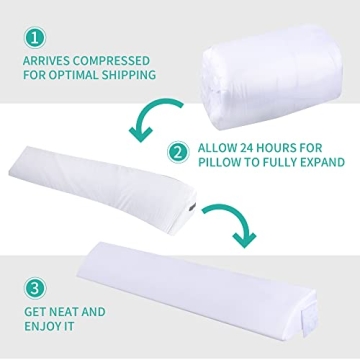 Moavica Bed Wedge Pillow King Size Comfort Enhancer