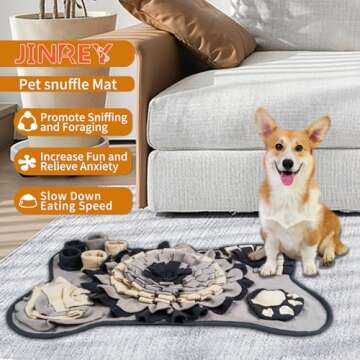 Generic JINREY Pet Snuffle Mat for Small and Medium Dogs， Interactive sniff mat for Puppies，Ment...