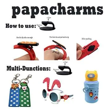 ZORFAN Multi-Style Shoe Charms for Unisex - Birthday Favor