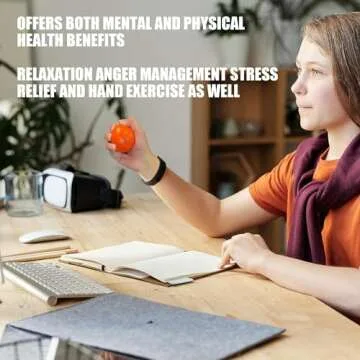 KDG Motivational Stress Balls(4 Pack) for Kids and Adults,Stress Relief Ball with Quetos to Rrelieve Anxiety and Manage Anger