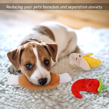 Cute 13 Pack Plush Squeaky Dog Toys for Small Pets