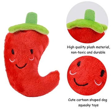 Cute 13 Pack Plush Squeaky Dog Toys for Small Pets