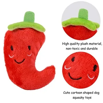 Cute 13 Pack Plush Squeaky Dog Toys for Small Pets