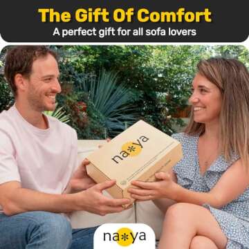 Bamboo Couch Cup Holder - Couch Tray & Cup Holder for Drink & Snack, Versatile Couch Drink Holder & Sofa Armrest Tray with Cup Holder - Portable Sofa Arm Tray Table for Couch, Recliner, or Loveseat