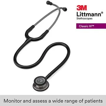 3M Littmann Classic III Monitoring Stethoscope, 5811, More Than 2X as Loud*, Weighs Less**, Stainles...