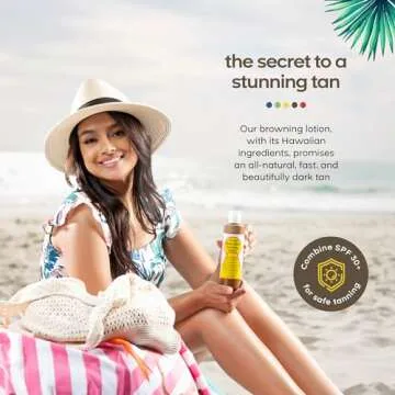 Fast Dark Tan Lotion for Deep, Nourished Tanning