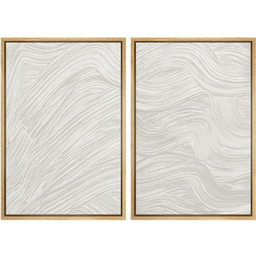 Elegant Ashbrook Framed Canvas Print Wall Art Set 16"x24"