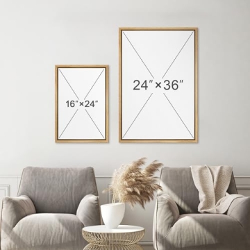 Elegant Ashbrook Framed Canvas Print Wall Art Set 16"x24"