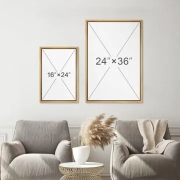 Elegant Ashbrook Framed Canvas Print Wall Art Set 16"x24"