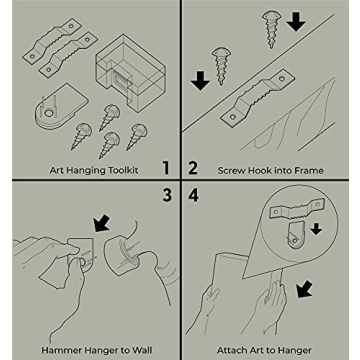 Elegant Ashbrook Framed Canvas Print Wall Art Set 16"x24"