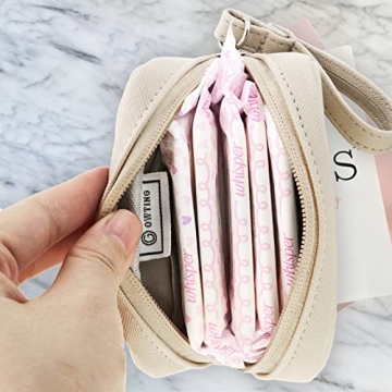OWTING Portable Sanitary Napkin Storage Bag for Women