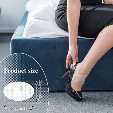 Vabean Waterproof Anti-Friction Shoe Insert, 150 Pads, Heel and Shoe Protection, Unisex