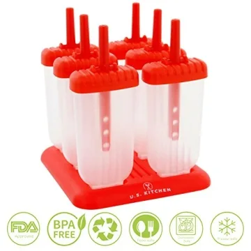 U.S. Kitchen Supply 18 Jumbo Ice Pop Molds For Family Fun
