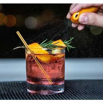 Short Cocktail Straws, Metal Stainless Steel Reusable Straw Small Mini Coffee Stir Straws for Cocktails Party Accessories Glasses Mason Jar Tumbler Juice Tea Mojito Drinks with Brush, Gold 8 Pcs