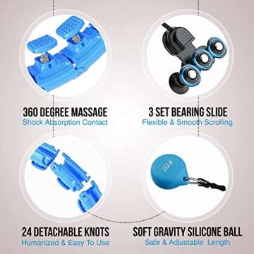 Infinity Weighted Hula Fit Hoop for Adult Weight Loss, 2 in 1 Smart Fitness Exercise Hoop for Women Abs Workout, Fit on Form 24/28/32 Detachable Knots