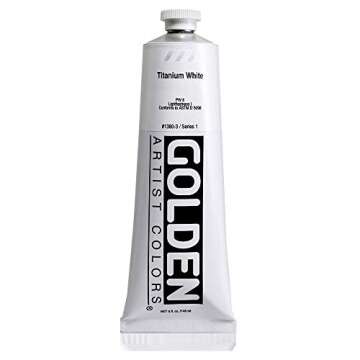 Golden Artist Heavy Body Acrylic Paint 5oz Titanium White